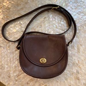 Vintage - COACH - deep brown leather purse